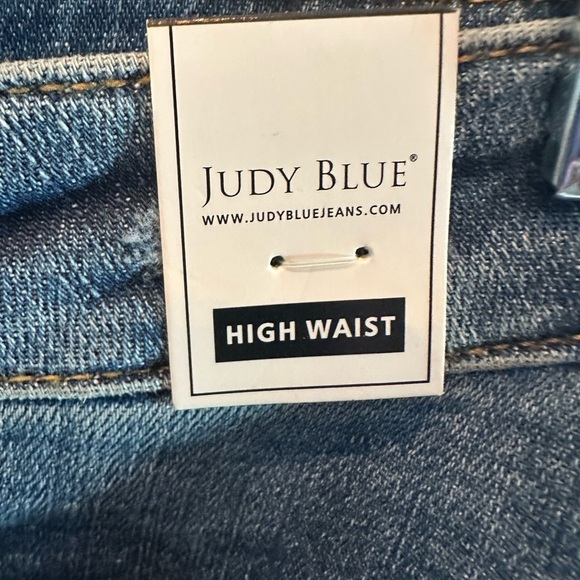 Judy Blue Skinny Fit High Rise Jeans Distressed Stretch Blue Women’s Size 9/29 - Picture 7 of 7